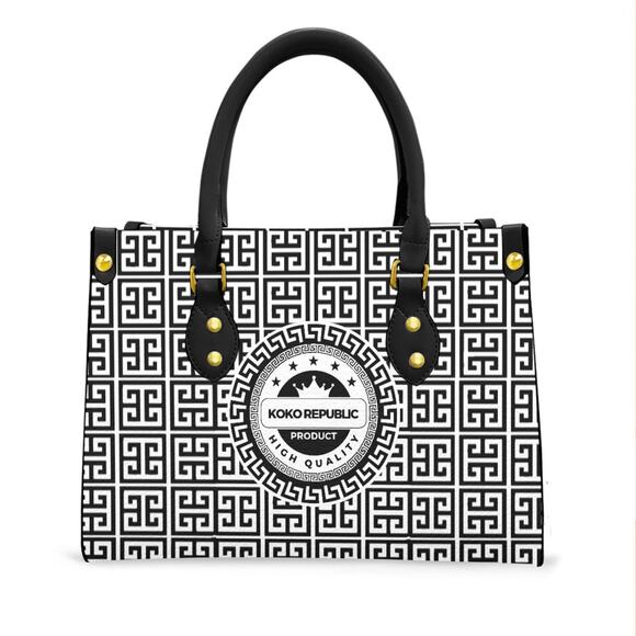 Women's Tote Bag With Black Handle - Picture 1 of 5